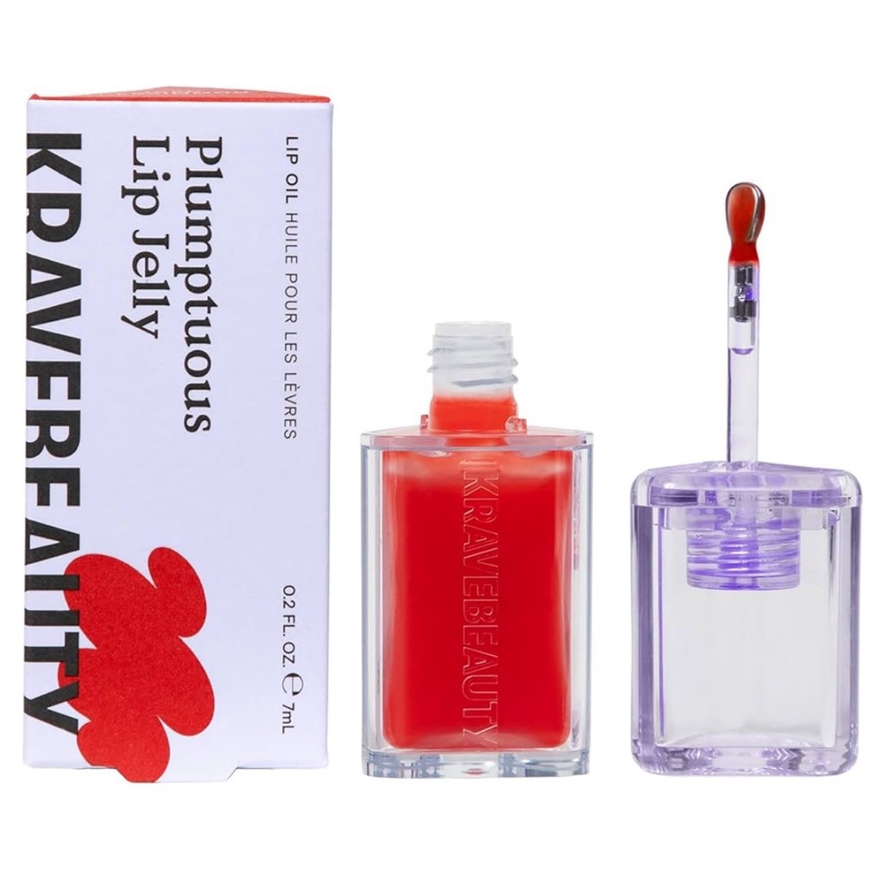 Krave Beauty Plumpuous Lip Jelly iced persimmon NIB